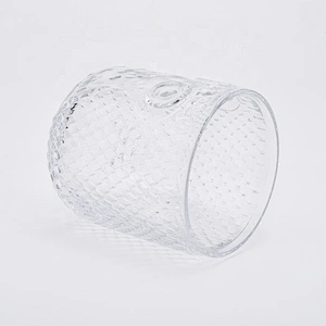 Customized engraving candle vessel votive glass candles jars scented bedroom decor wholesales