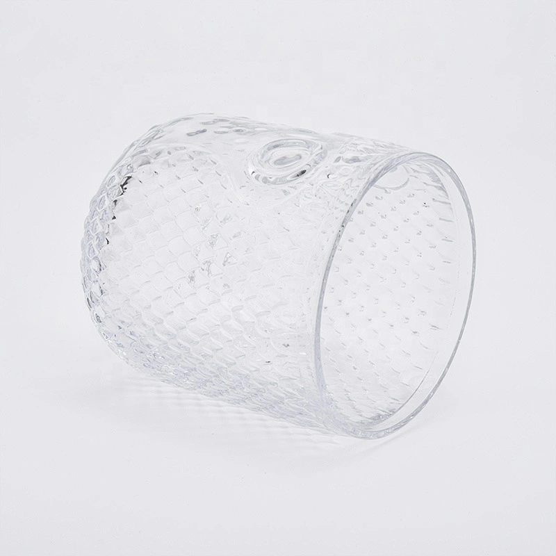 Customized engraving candle vessel votive glass candles jars scented bedroom decor wholesales