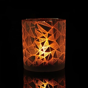 Luxury matte tealight empty candle jars for luxury candle making