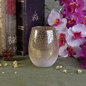 ODM unique personalized logo printing candle jar votive scented glass candle holder party decoration in bulk