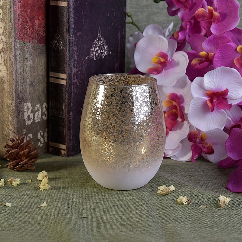 ODM unique personalized logo printing candle jar votive scented glass candle holder party decoration in bulk