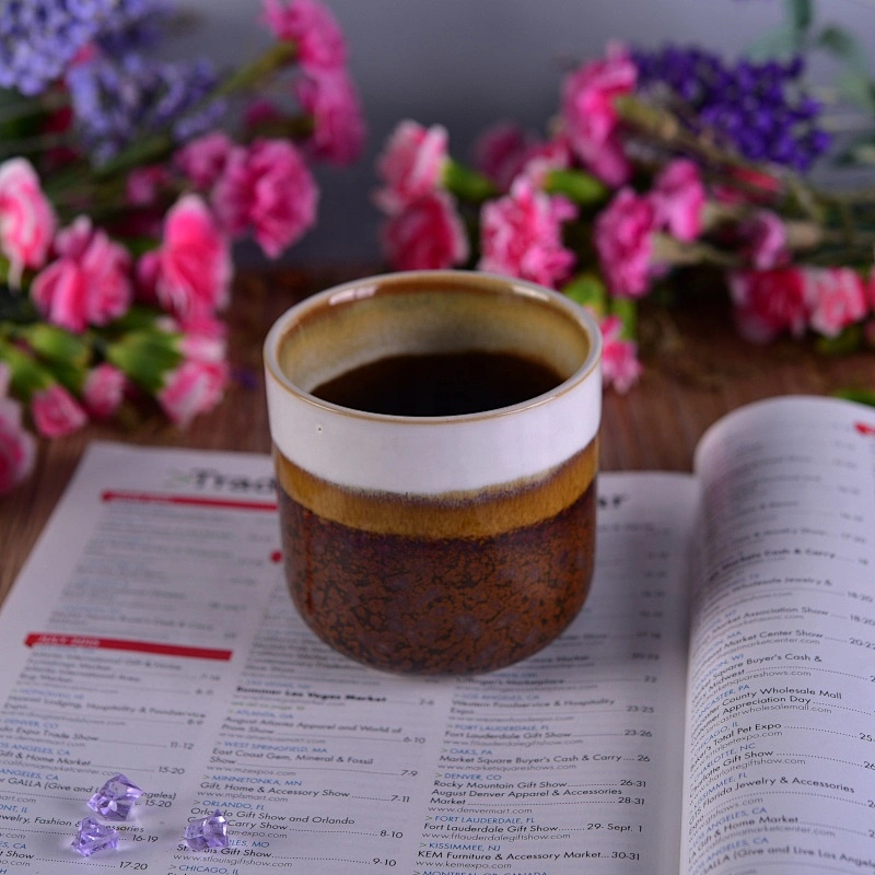 400ml Machine blown ceramic candle holder exporters