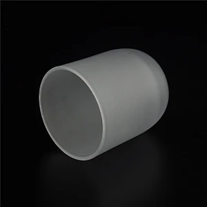 frosted glass candle jar matte white glass candle vessels