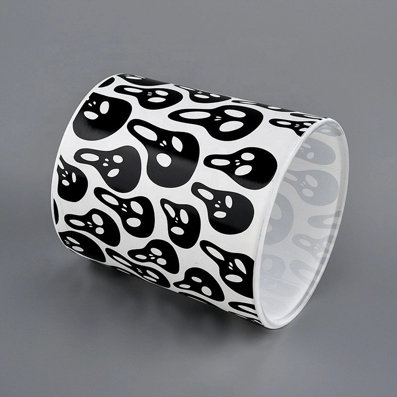 Sunny unique custom pattern votive glass candle jar wholesales