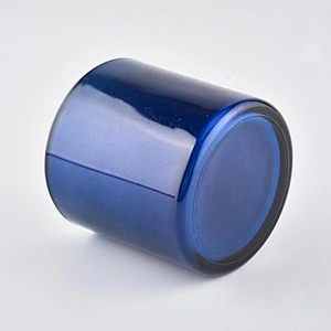 Metallic Colorful Painting Glass Candle Jars with Various Sizes