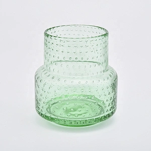 17oz Transparent Green Candle Jars Home Decor Wholesales