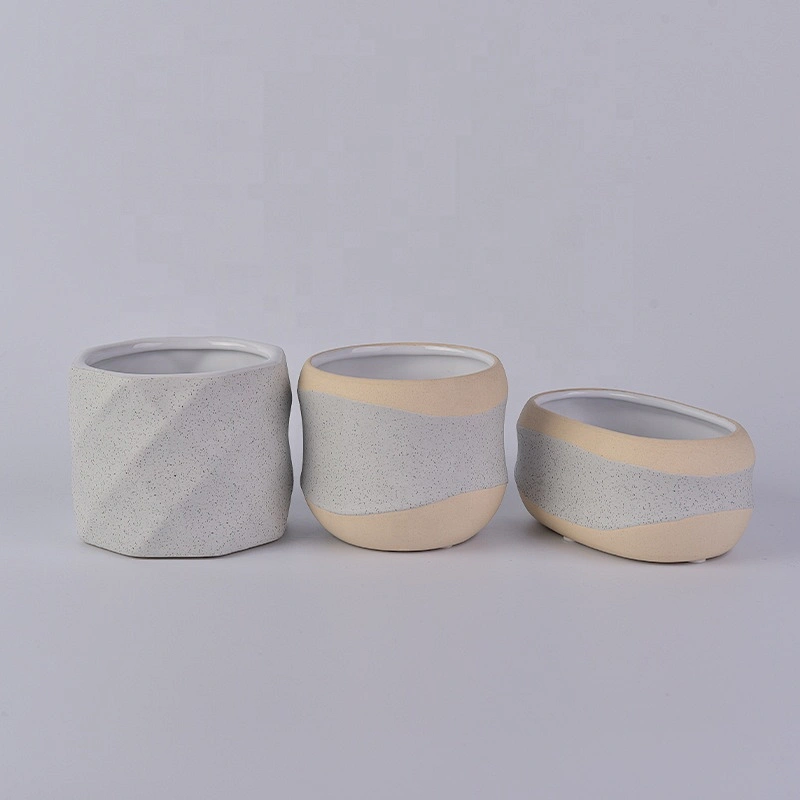 Multi Size Ceramic Candle Jars Holder Home Decoration Pieces