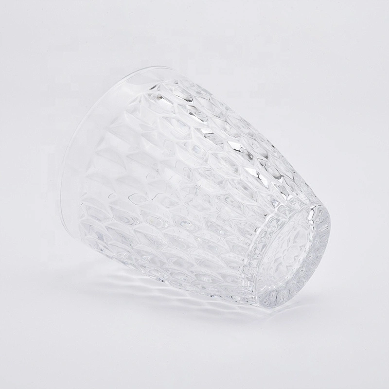 Customized engraving candle container votive glass candles jars scented wedding centerpieces in bulk