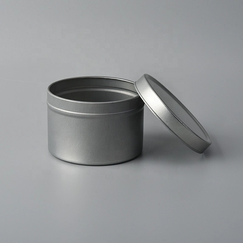 Wholesale metal silver candle holder with lid home decoration