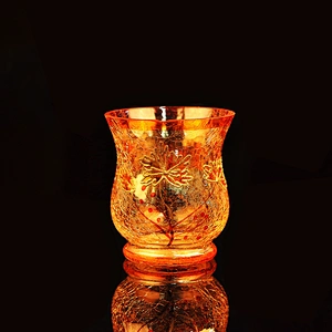 25+years brand cooperation Luxury crystal tealight glass candle holder