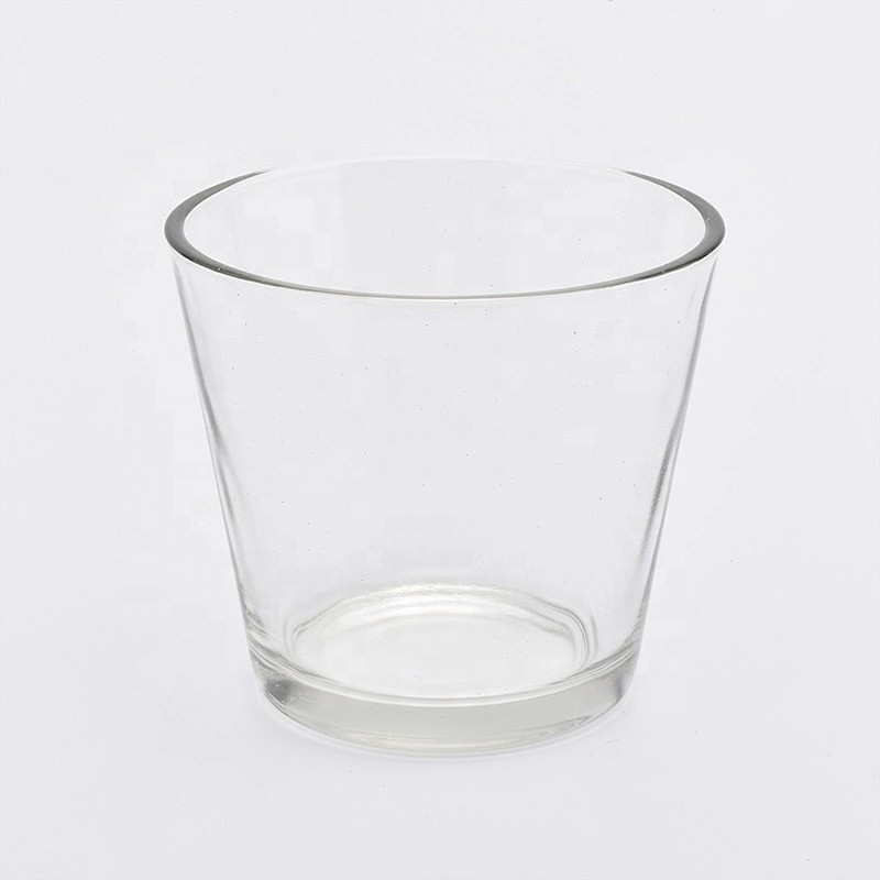 20oz V shape scented wax glass candle holders
