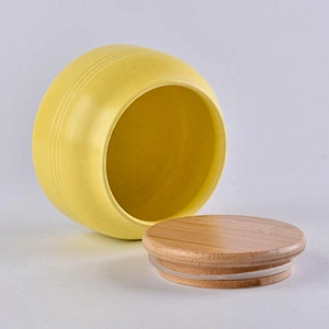 10oz Glazed Belly Ceramic Candle Jars ome Decoration Pieces