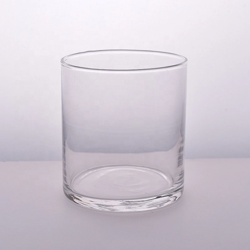 Clear handmade candle holder glass votive candle jar home decorative factory