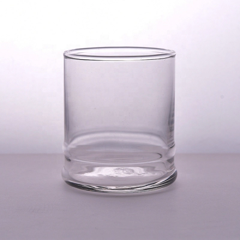 Clear machine blown candle holder glass tea light candle jar home decorative factory