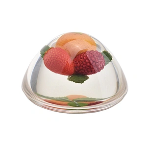 Manufacturer Custom crystal glass lid for candle holder