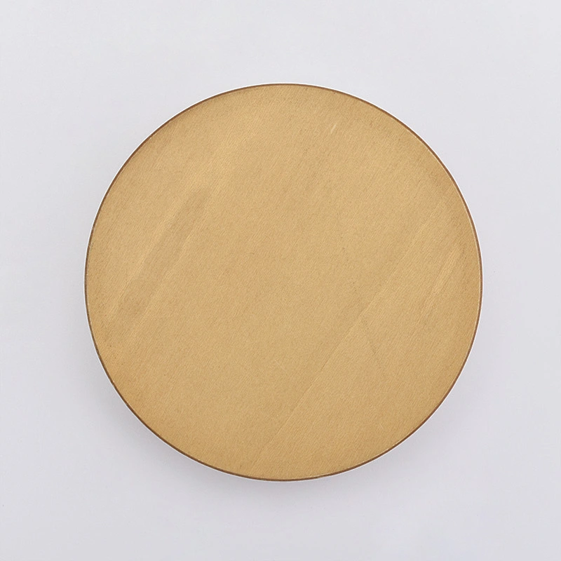 candle holder lid, wooden cover with silicone seal for candles