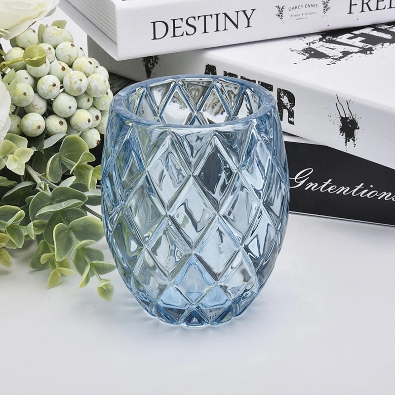 Clear crystal votive candle cup glass candle bottles home decoration
