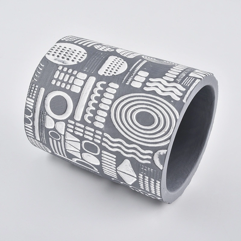unique cement candle vessels wholesale