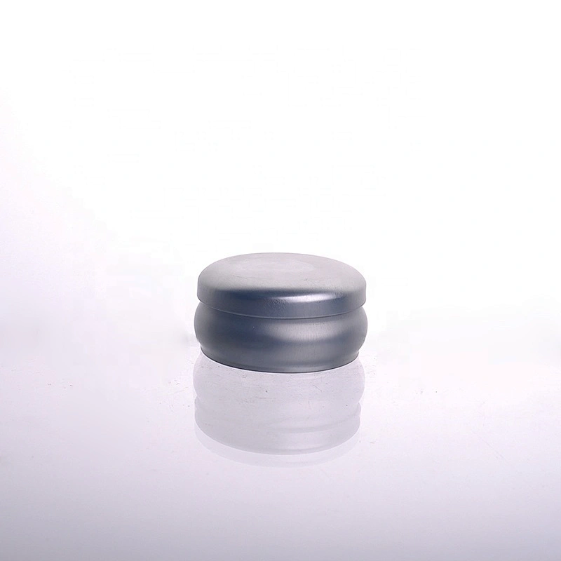 Home decoration silver Metal Candle tins with lid