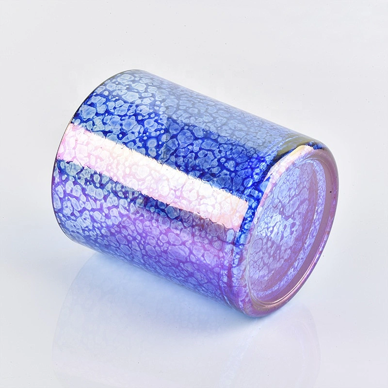 Clear customized candle vessel glass jars for candle making wedding decor in bulk