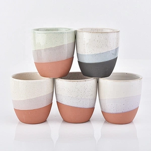 10 OZ Glazing Ceramic Candle Cups