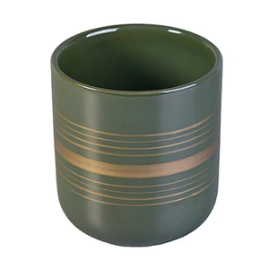 10oz 20oz Sunny design custom green ceramic candle holders