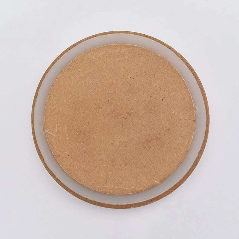 candle holder lid, wooden cover with silicone seal for candles