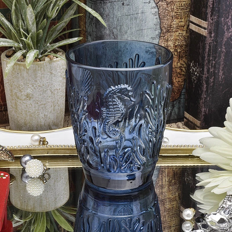 Luxury crystal glass candle holder home decoration wholesales