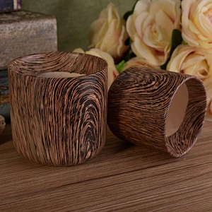 Unique decorative ceramic candle jar  table use