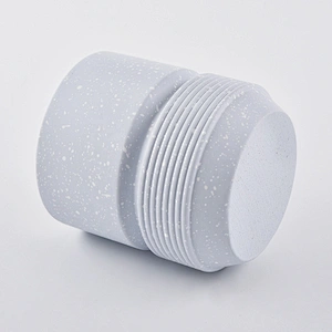 Wholesales custom blue cement concrete candle jars home decoration
