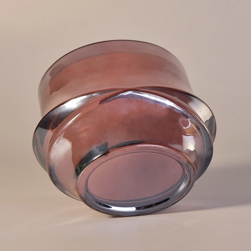 10oz 12oz 14oz Sunny new design gold empty glass candle jar holders