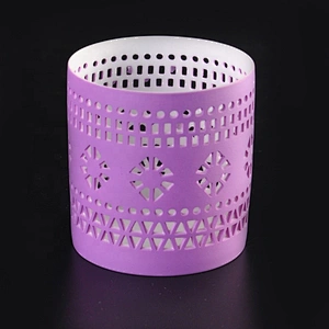 Hollow out Ceramic Candle Holder with Multi Patterns for Votive Candles Wholesales
