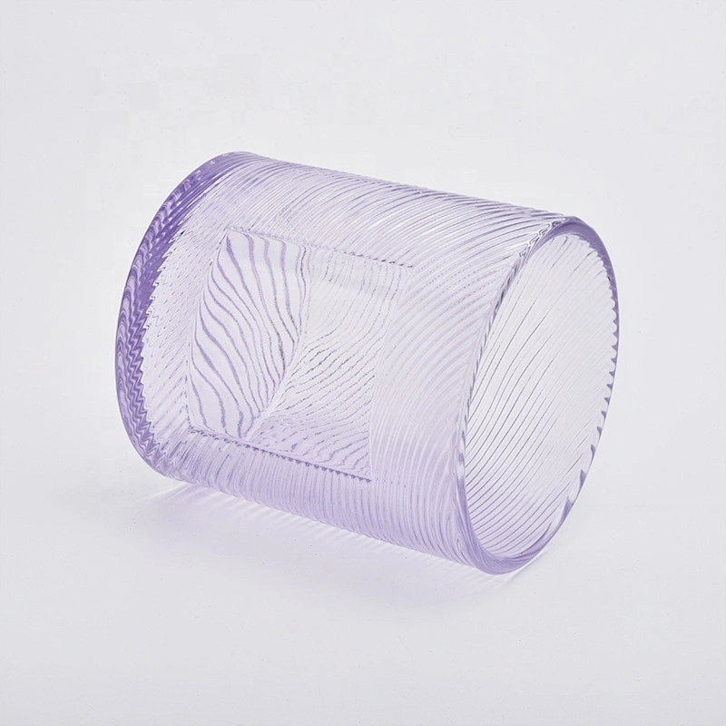 Eco-Friendly votive candle jars pillar glass candle bottles with lids home decoration