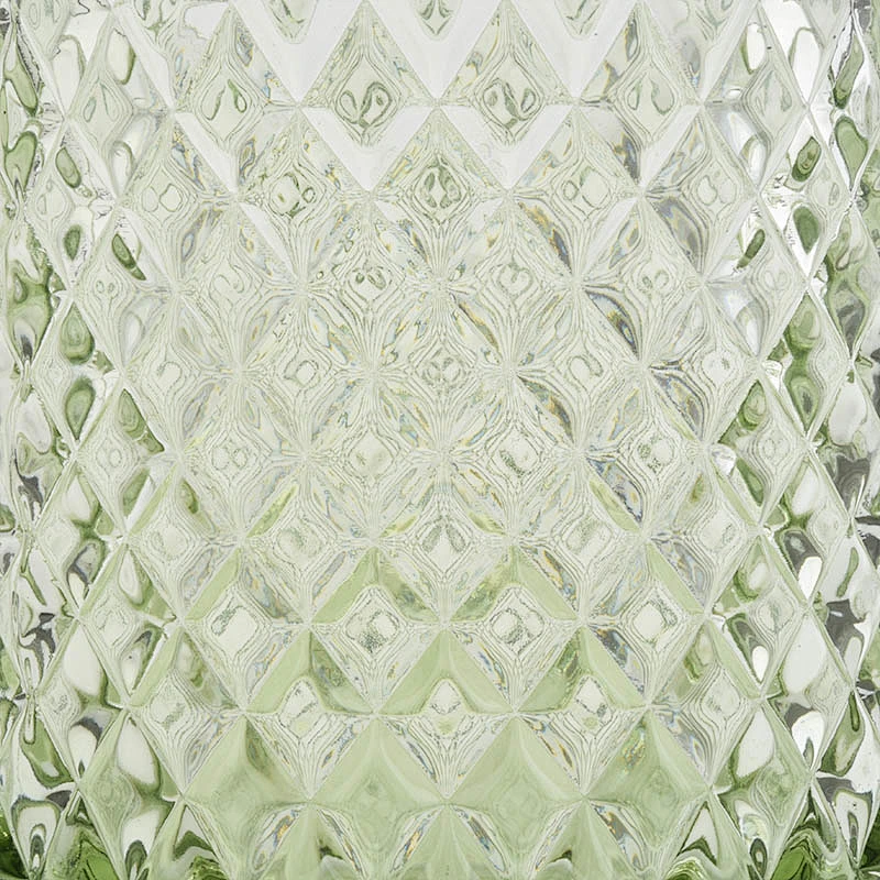 Luxury customized candle jar home decorative glass candle holder with lid