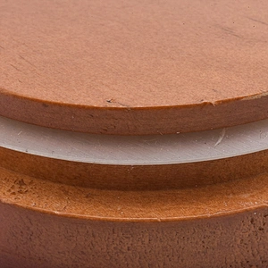 Oval wooden lid for glass candle holder supplier