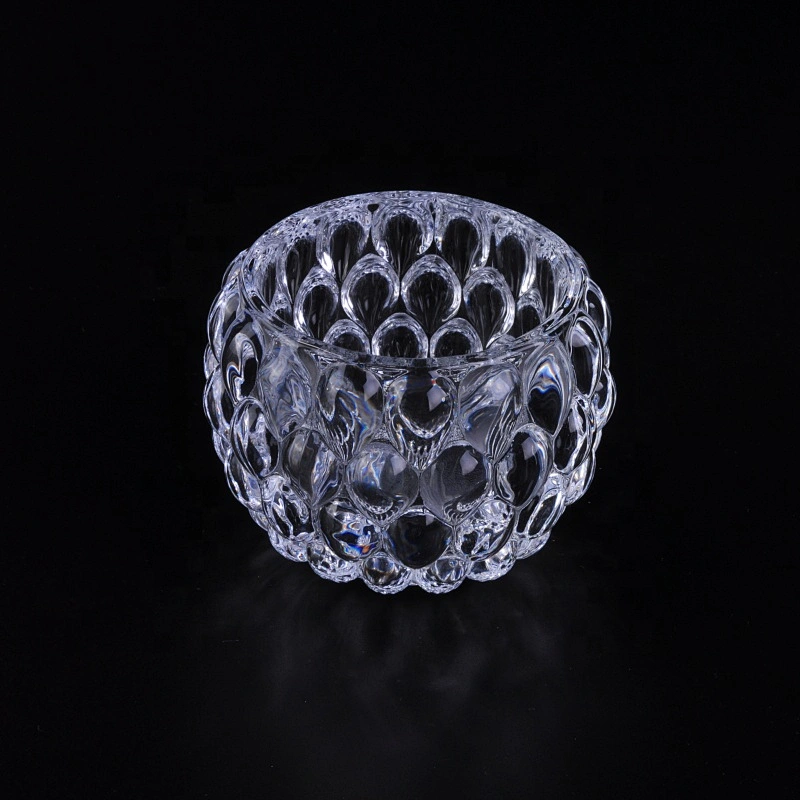 Home decoration tealight luxury crystal glass candle jars