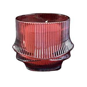Wholesale colored decorative votive luxury glass candle jars