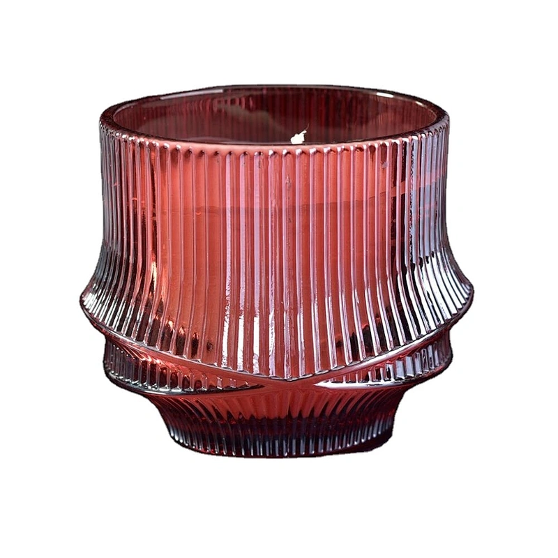 Wholesale colored decorative votive luxury glass candle jars