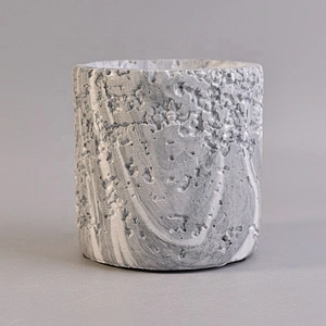 Vintage cement tea light candle jars wholesales