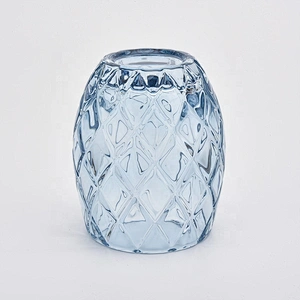 Clear crystal votive candle cup glass candle bottles home decoration