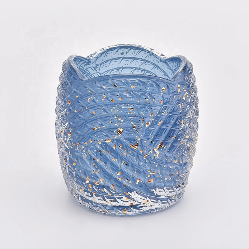 Luxury customized candle vessel glass candle holder wedding centerpieces