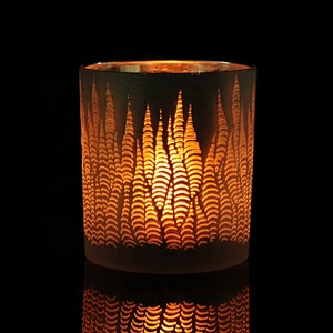 Luxury matte tealight empty candle jars for luxury candle making