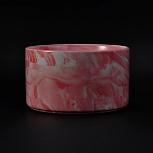 marble candle large container for home decor