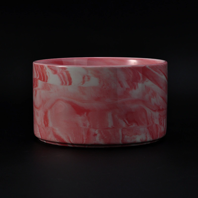 marble candle large container for home decor