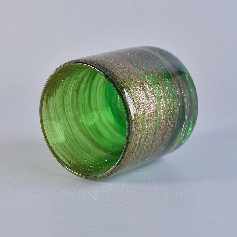 Hot sales luxury custom tealight glass jar for candle making