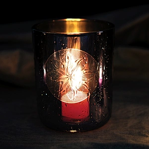 Wedding table centerpieces high Glass tealight candle jars