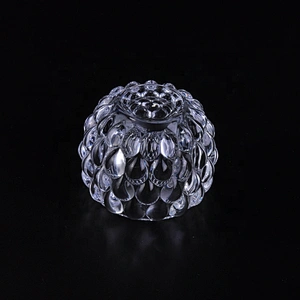 Home decoration tealight luxury crystal glass candle jars