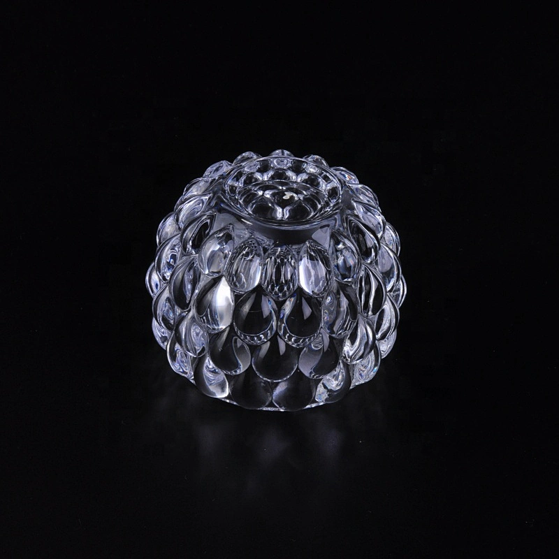 Home decoration tealight luxury crystal glass candle jars