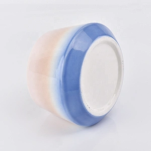 Rainbow ceramic candle container iridescent candle jars wedding centerpieces decoration