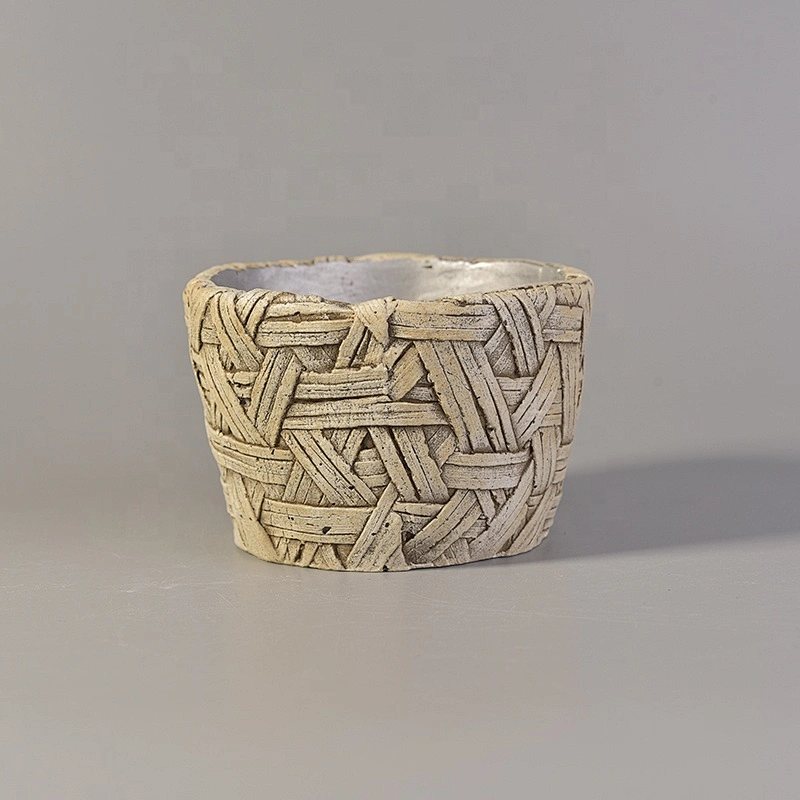 Sunny new design custom cement candle holders